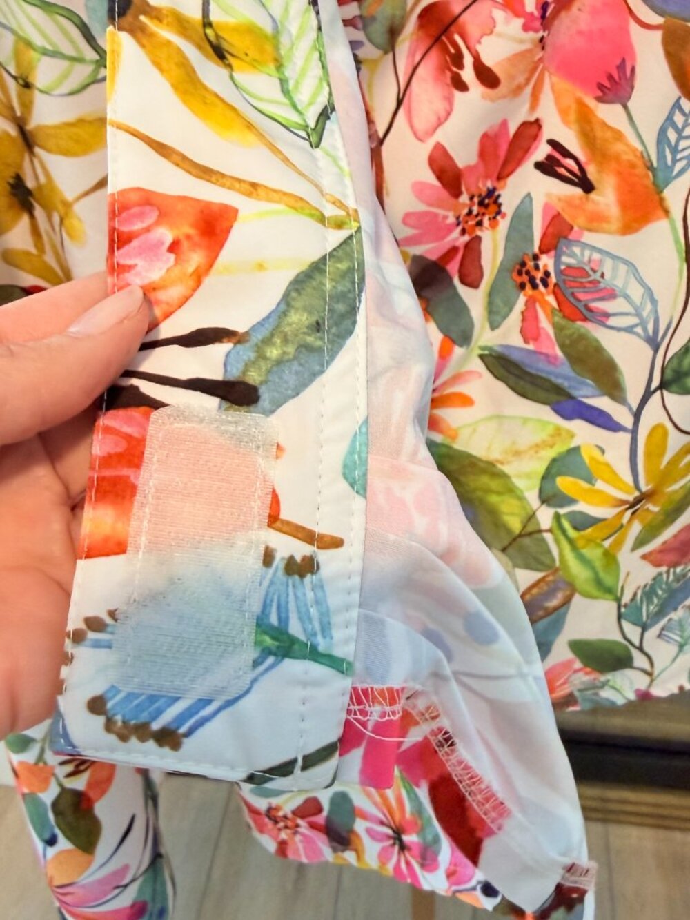 🌸🎨 Multicolor Floral Pencil Skirt | Watercolor Print | Ripe Skirt | Medium - Picture 6 of 15